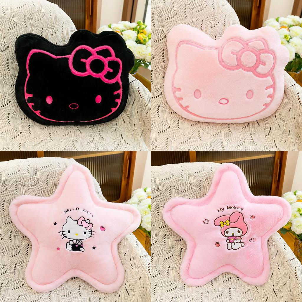 Hello Kitty Cartoon Plush Pillow With Soft Pp Cotton For Kids And Teens Comfort