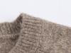 European Fashion Round Neck Button Knit Cardigan
