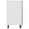 Lyon Base Cabinet with Drawer Vintage Wood Look 50 X 46 X 81.5 Cm Particleboard