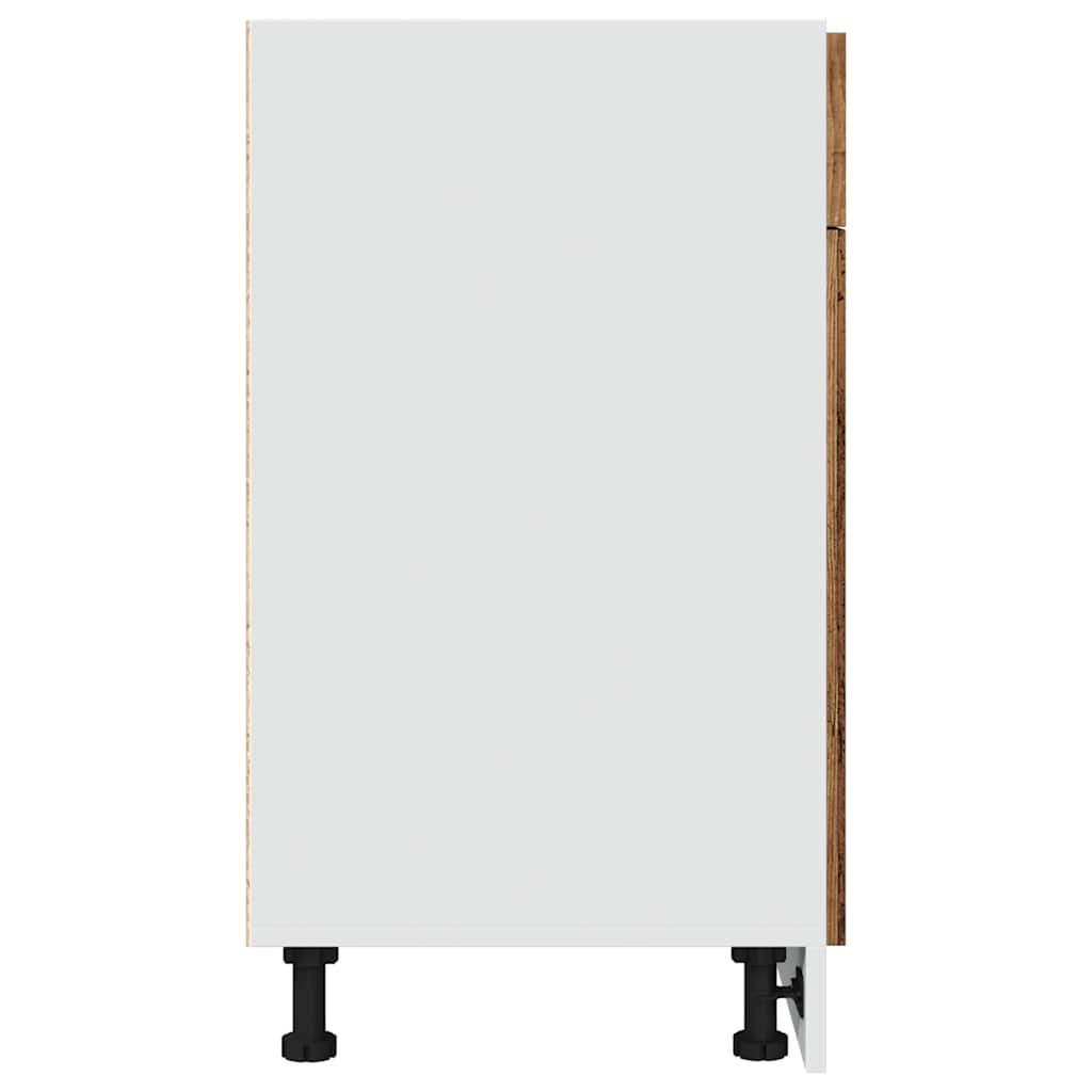 Lyon Base Cabinet with Drawer Vintage Wood Look 50 X 46 X 81.5 Cm Particleboard