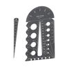 1Pack Metric and British Thread Screw Gauge DIY Thread Measurement for Engineers and DIY Enthusiasts In Stainless Steel