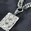 Men Women The "Chinese LONG" Pendant Chain Stainless Steel Burnishing Necklace
