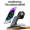 New 3-in-1 Wireless Charger Magnetic 30W Charging Stand Foldable Fast Charging Station for Phone/Watch/Earbuds