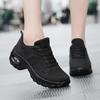 2020 Spring New Fly-woven Thick-soled Lightweight Versatile Lace-up Dance Shoes Casual Shoes Women's Shoes 41 42