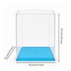 Dustproof Display Case OnePiece Acrylic Transparent Collectible Holder Black