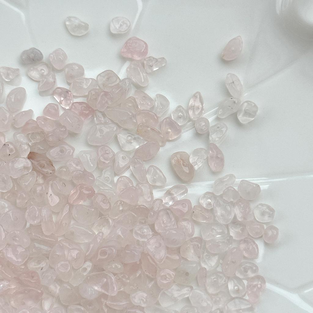 Naturstein citrin akvamarin månesten knuste løse perler diy tilbehørsmaterialer armbånd halskjede perler