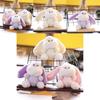 Adorable Cute Bunny Plush Keychain Soft Toy Charming Rabbit Bag Accessory