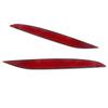 1Pair Left & Right Red Bumper Reflex Reflector Light Lamp 1034342-00-C 1034343-00-C for Tesla Model X 2016-
