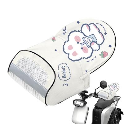 E-bike Motorcycles Handlebar Gloves Weatherproof Handle Cover Sun Protection Hand Guard Gloves For Riding Motorcycle Atv