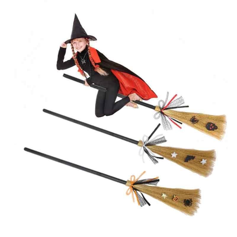 Witch Broomsticks Multifunction Costume Party Festival Stage Performances Prop