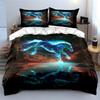 Fantasy Glow Horse Art Set  Kid'S And Adults' Bedroom Decor, Exquisite Three-Piece Bedding Set Gift