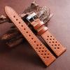 Handgefertigtes Rindslederarmband 18mm 20mm 22mm Vintage Braun Schwarz Leder Uhrenarmband für Seiko Premium Armband Atmungsaktive Armbänder