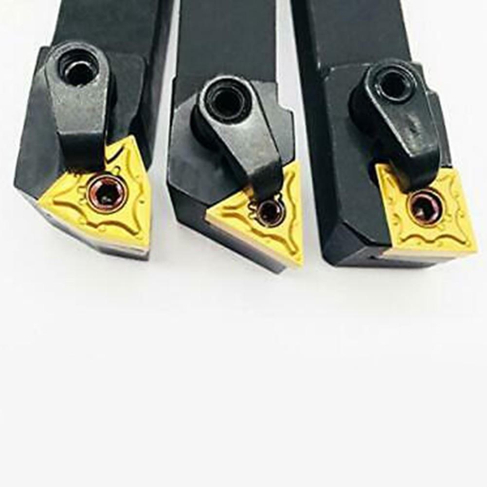 3 Stück 5/8" CNC Drehmaschine Excircle Indexierbarer Hartmetall Drehmeißelhalter Bit Set