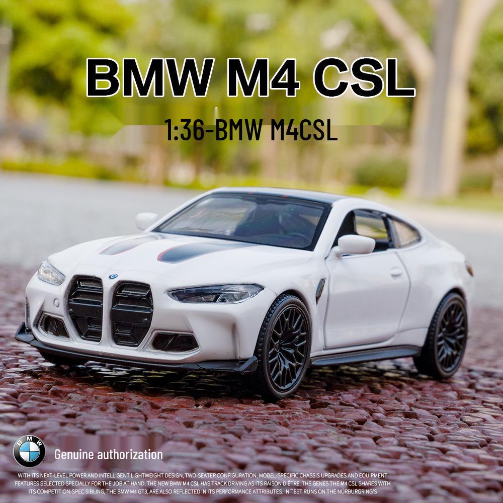 

1:36 BMW M4 CSL Alloy Die-Cast Car Model Toy for Kids & Collectors