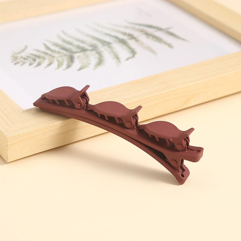 Grampos de cabelo trançados de cor sólida grampos de cabelo estilo coreano grampos de cabelo desfiados grampos de franja grampos de testa grampos de flocagem acessórios de cabelo