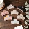 Bunte Krallenclips Mittlere Größe Quadratische Haarklammern Leichte Haarclips Kreative Styling-Haaraccessoires für Damen Mädchen