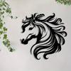Horse Head Metal Wall Art Rustic Farmhouse Decor Living Room Bedroom Garden Yard