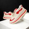 PARZIVAL Men Sneakers Casual Shoes Fashion Outdoor Sports Shoes Runner Tenis Trainer Leather Running Shoes
