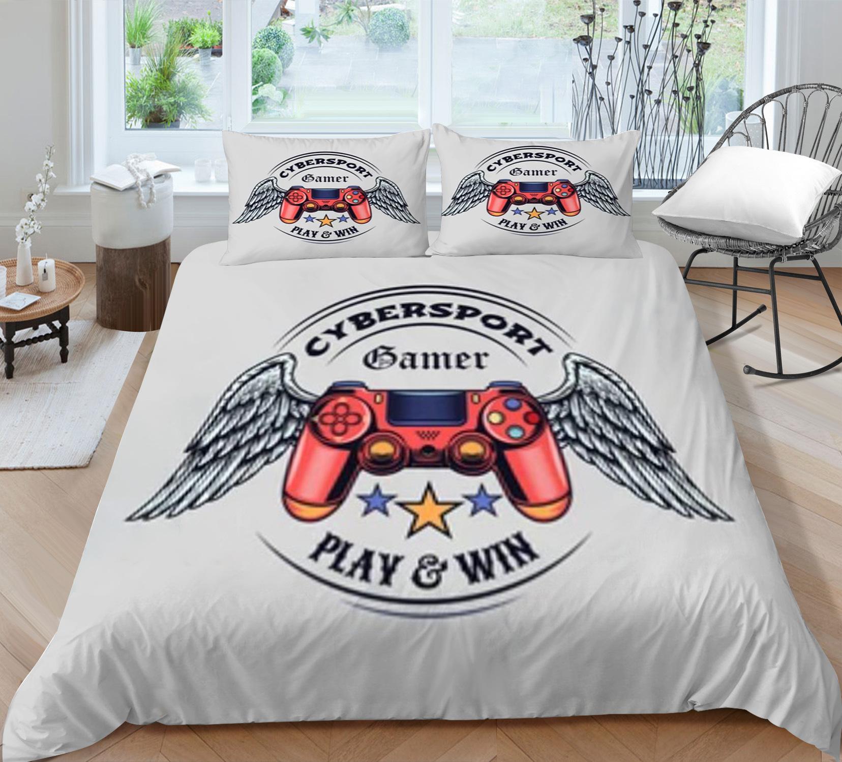 

Пододеяльник с 3D цифровой печатью, наволочка, набор из двух или трех предметов, полиэстер, ворсистая ткань 90*200