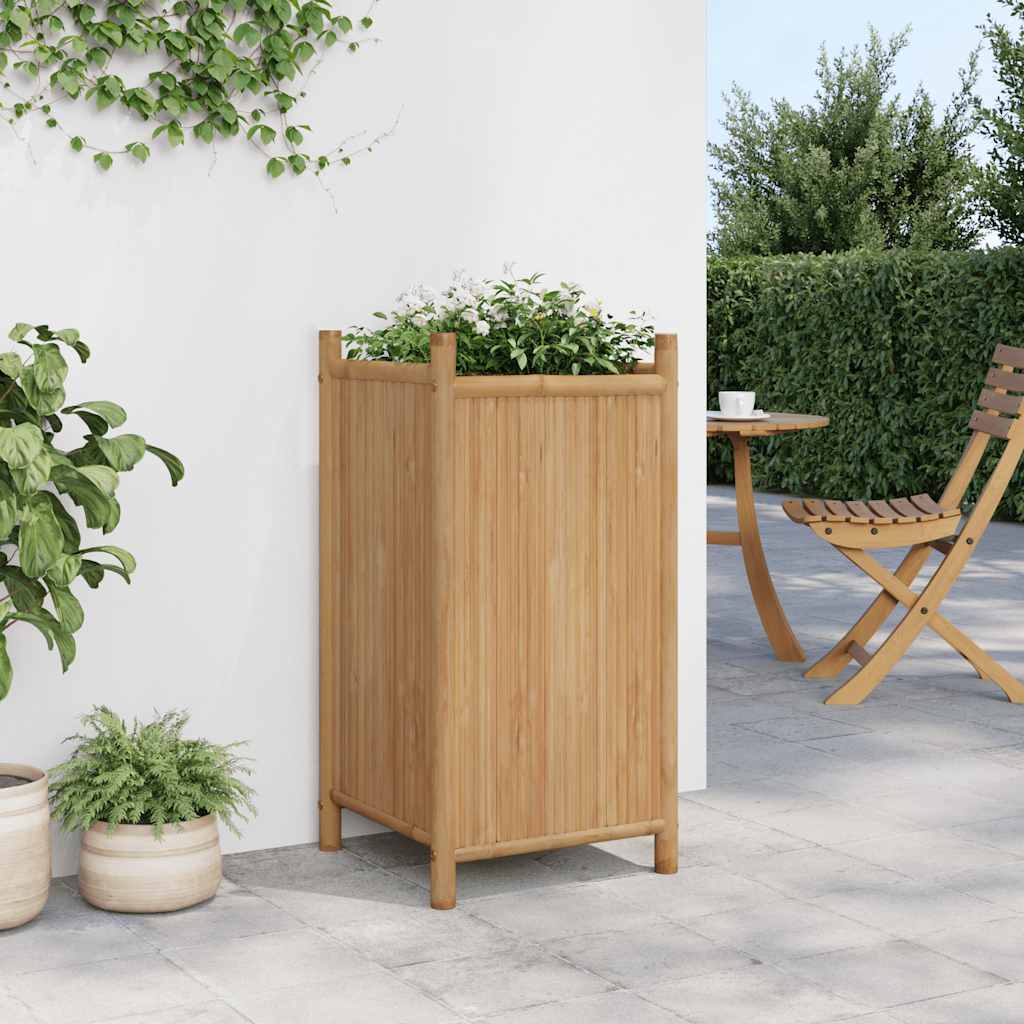 Plant Pot 40x40x80 cm Bamboo