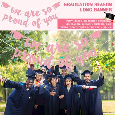 Graduation Graduation Party Decoration Pull Flags Personalized Letters Graduation Scene Layout Banners