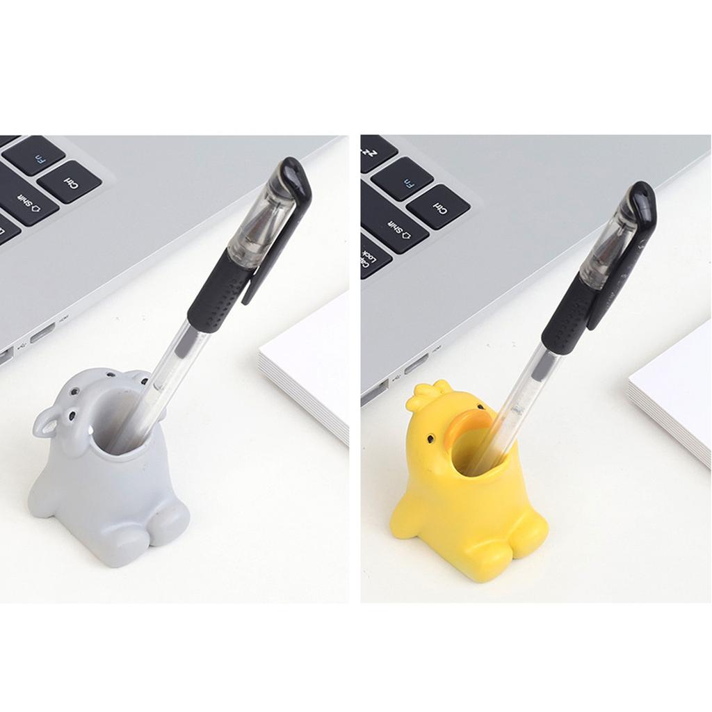 Multi Functional Cartoon Animal Toothbrush Holder Resin Stand for Toothbrushes Cups and More Bathroom Decorations