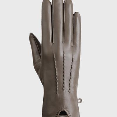 SARTOR Lambert Women's Touch Leather Gloves Short Gray