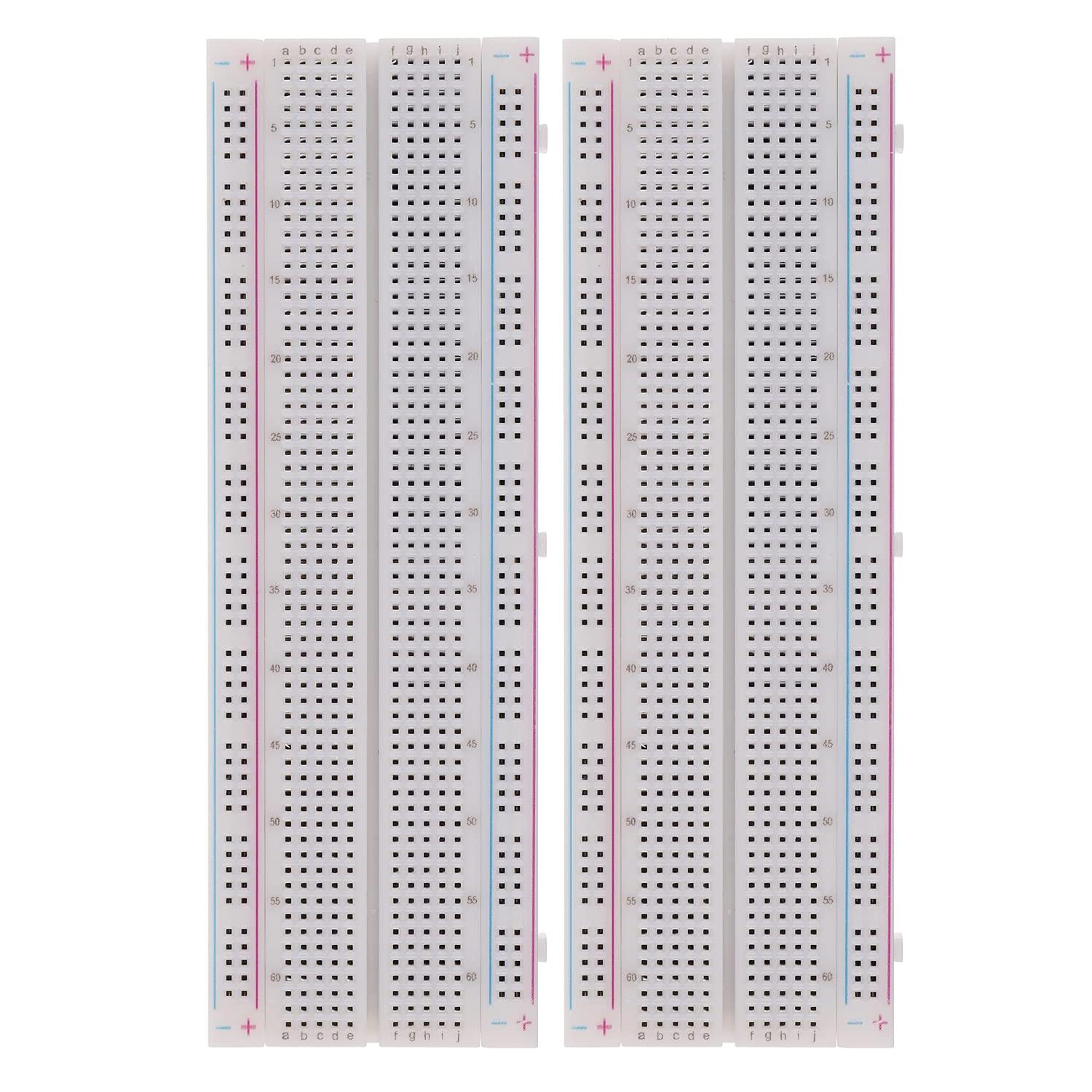 

Набір макетних плат включає 830/400/170 точкових безпаяних макетних плат для з’єднувальних блоків розподілу Proto Shield