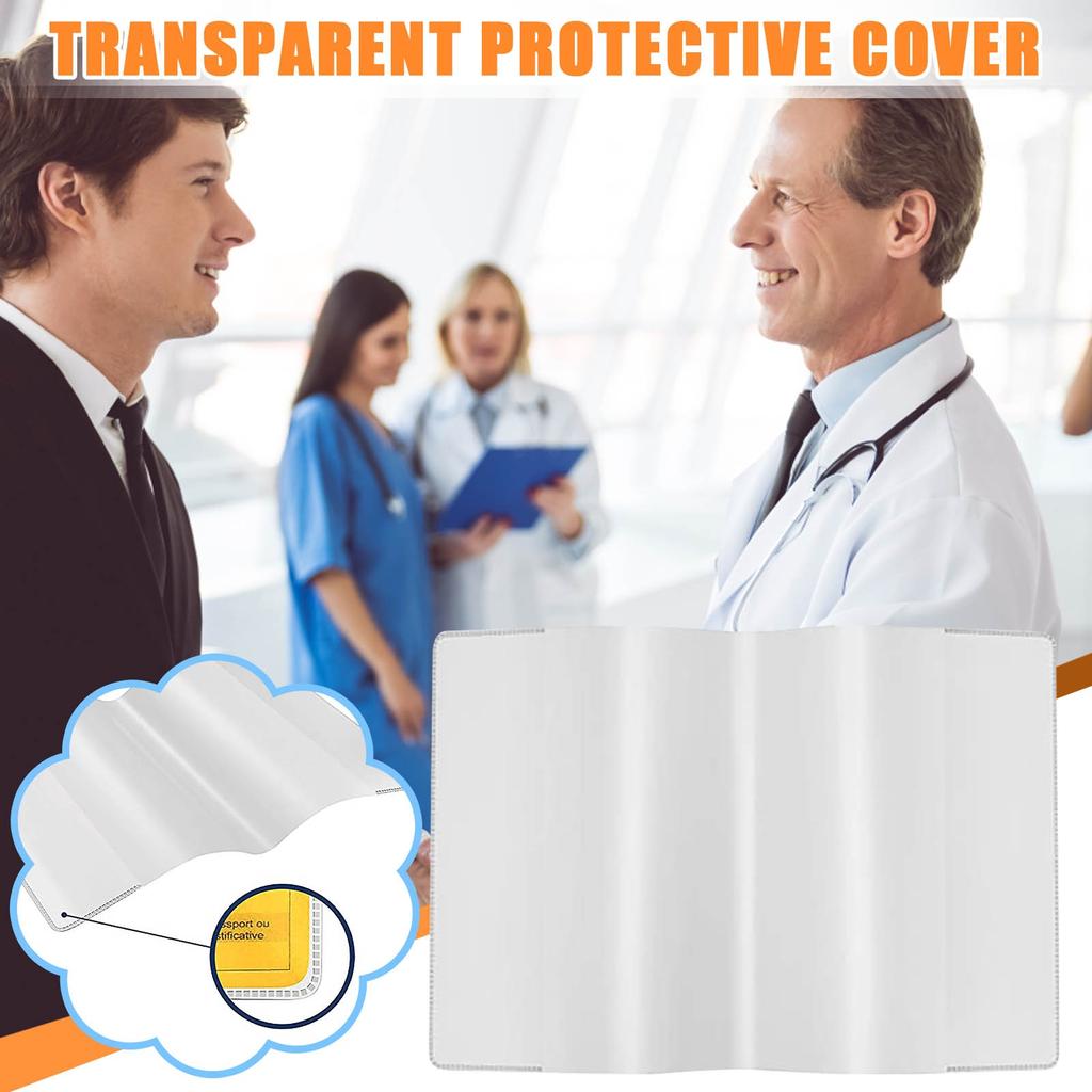 Certificate Cover Protective Cover For Card ID Card Holder Double-Sided