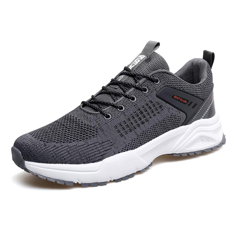 

Легкие дышащие повседневные спортивные туфли большого размера в сетчатых мужских кроссовках 48 серый