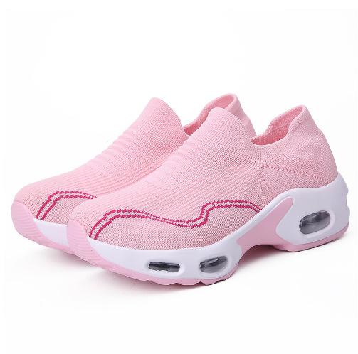 Luftgepolstertes Mesh Leichte Sportschuhe Flache Öffnung Bequem Atmungsaktiv Weich, Outdoor Wanderschuhe Reiseschuhe