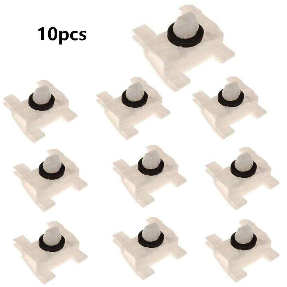 

10pcs DYC000091 Door Moulding & Side Strip Plastic Trim Clips For Land Rover