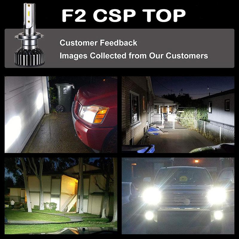 ZTZPIE 4500K 6000K 8000K HB3 HB4 9005 9006 H1 H7 H4 H11 9012 Bulb Canbus Led Lamp CSP 3570 Car Headlight Fog Light 130W