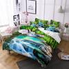Three-Piece Beautiful Landscape 3D Bedding Stream Waterfall Printing Quilt Cover Home Textile Batch