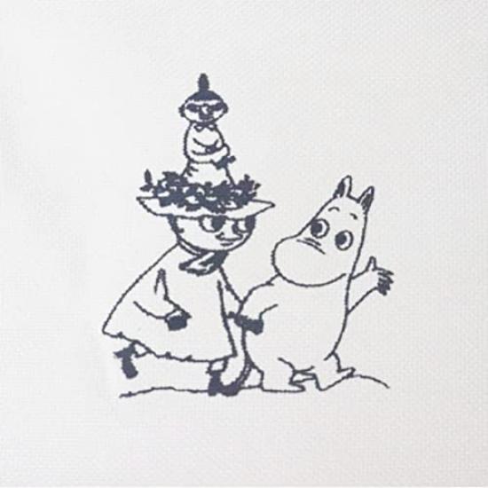 Okato Bamboo Basket Storage Moomin and Medium Size Case/Box, 39L, Friends,