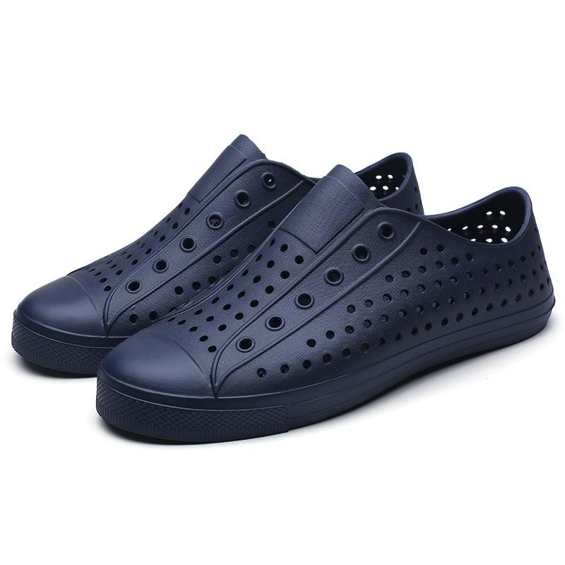 WNC native hole shoes men's bag head sandals wading beach hollow shoes 2025 summer sandals men