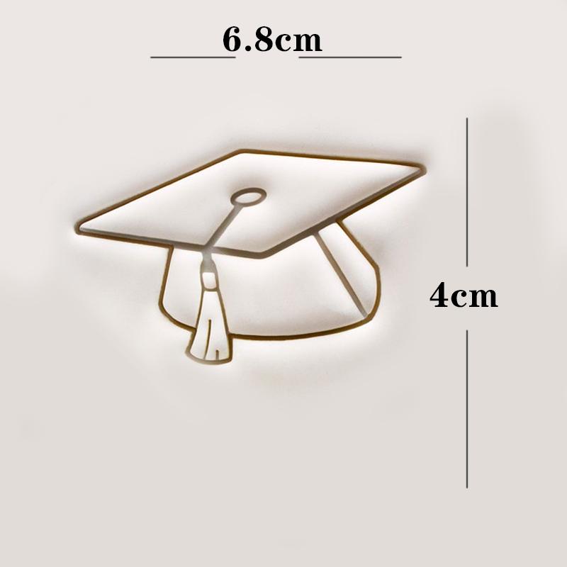 

Graduation Season Bachelor Uniform Cap Cookie Cutter Graduation Party Handmade Baking Accessories Fondant Butter Biscuit Mold