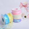 9M 4CM Fishtail Yarn Ribbon For DIY Bow Hair Ornament Bouquet Gift Wrapping Material Wave Silk Ribbons Party Decor