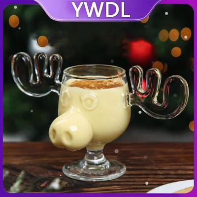 1/2 Stück Rentier Weinglas Cocktail Saftbecher Klar Bierkrug Wasser Milch KAFFEE Whiskeygläser Trinkgeschirr Schnapsgläser Weihnachtsgeschenk