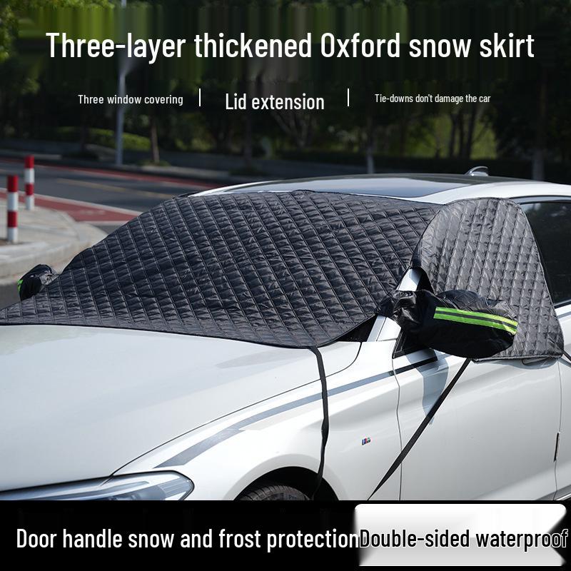 Extra Große Doppelseitige Oxford Schneedecke: Frostschutzmittel, Frostschutz für Autoscheibe - Winterfest.