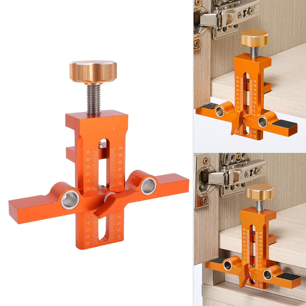 Cabinet Door Mounting Jig Dual   Hole   Positioning   Cabinet Door Installation Tool for Woodworking