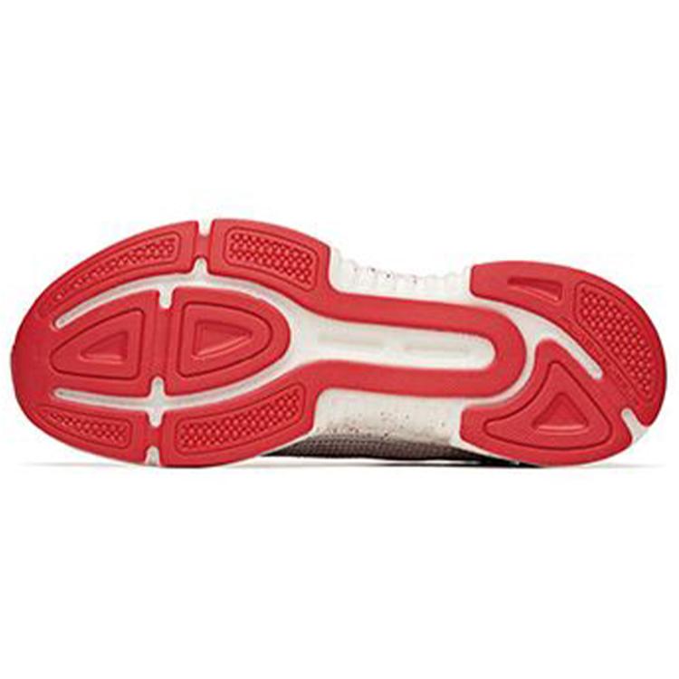 Anta Cushioning Slip Resistant Low top Running Shoes Women's White Red 122025520-13