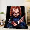 Chucky's Halloween Horror Blanket Flannel Blanket for bed, sofa, Camping, Hiking, Picnic Essentials, gift for family Fan gifts