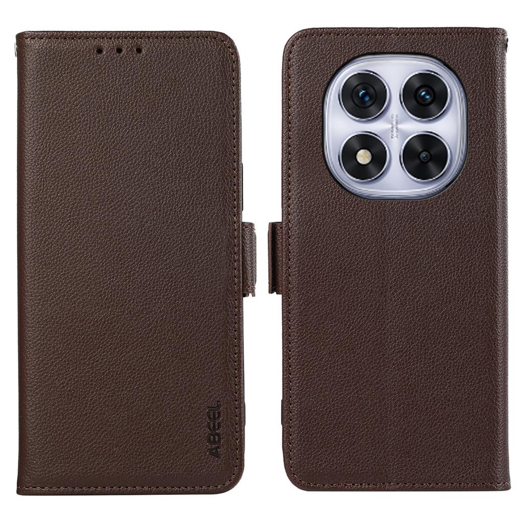 For Xiaomi Redmi Note 14 Pro 4G Case Litchi Texture Leather RFID Blocking Phone Cover
