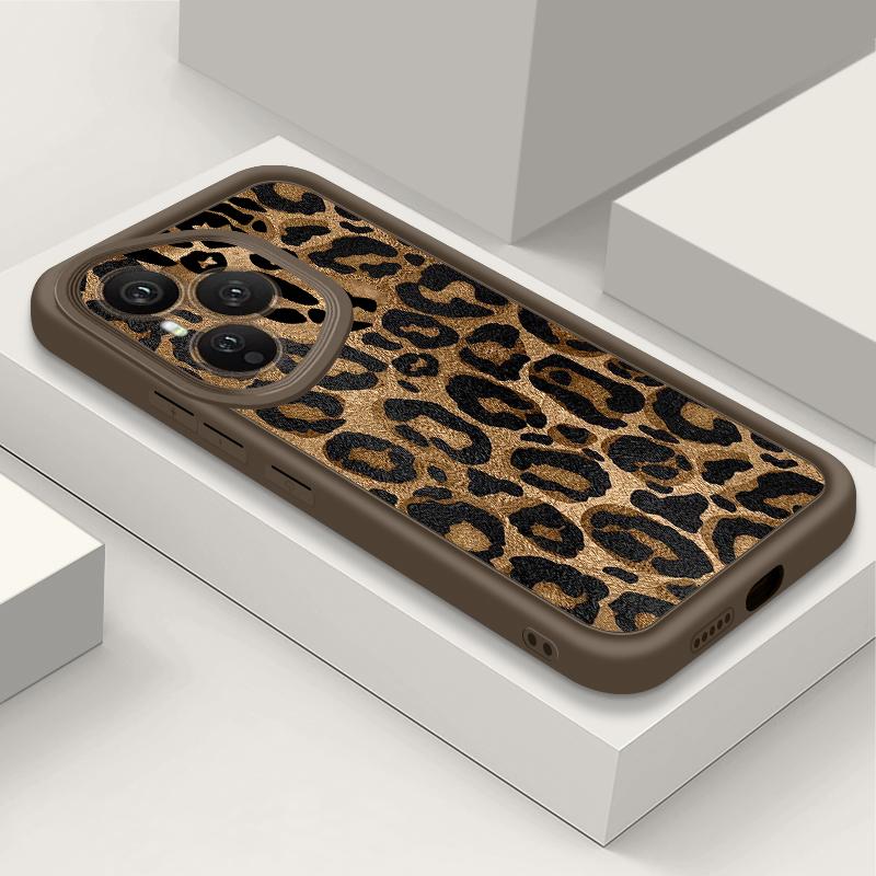 Leopard Print Pattern Phone Case For Honor 400 200 Pro Magic7 Lite X8c X9c Smart X6a X6b X6c Shockproof Soft TPU Silicone Cover