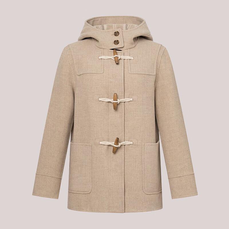 HAZZYS Women's PHIZ Hooded Wool Blend Coat