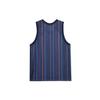 Nike Breathable Round Neck Striped Basketball Tank Top Men Tops Blue DX0436-410