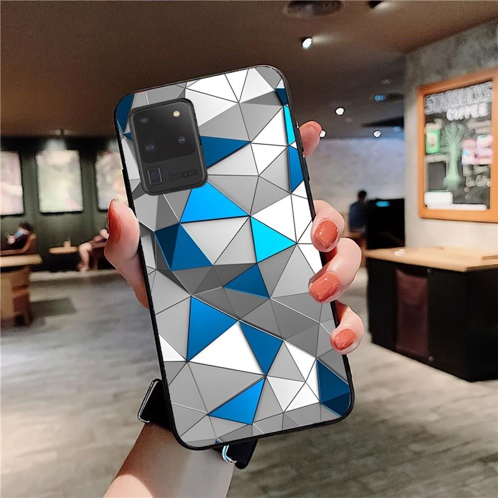 Luxury Geometry Cool Phone Case For Samsung S 9 10 20 21 22 23 30 23plus Lite Ultra FE S10lite Fundas