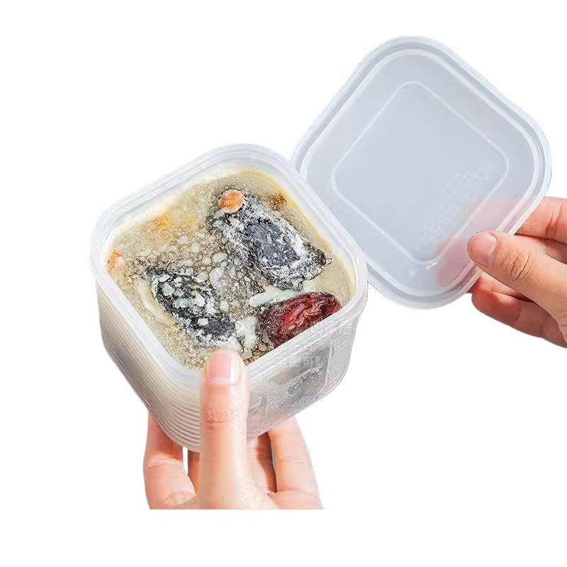 Food Storage Container Vegetable Fruit Fresh-keeping Box With Lid For Refrigerator Kitchen Spice Seasoning Storage Jar