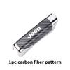 Car Carbon Fiber Patterned Hand Grips Guard Case Brake Cover For Jeep Grand Cherokee Wrangler JK Renegade Gladiator Compass AJZ1